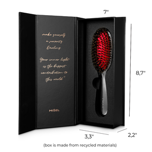 Premium travel size MIŠEL hairbrush