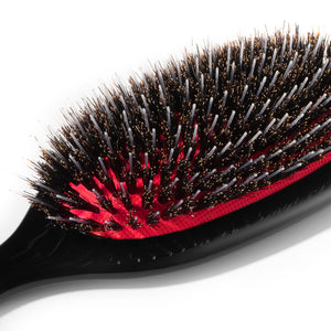 Premium Boar Bristle and nylon hair brush - Medium size